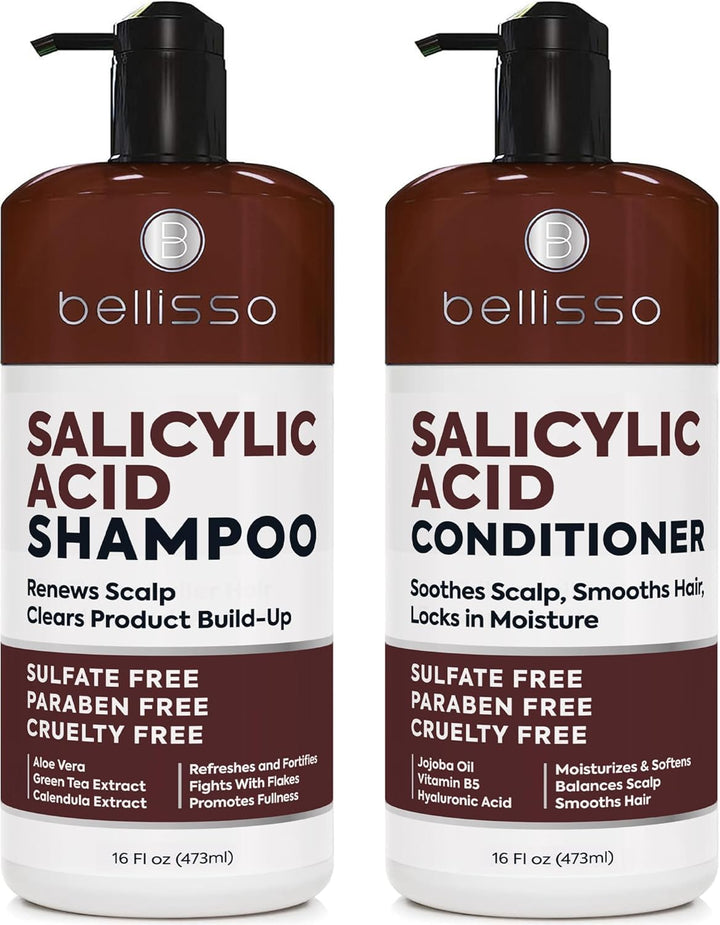 Biotin Shampoo and Conditioner Set - Sulfate and Paraben Free Treatment for Men and Women - Hair Thickening Volumizing Products to Help Boost Thinning Hair with Added Keratin