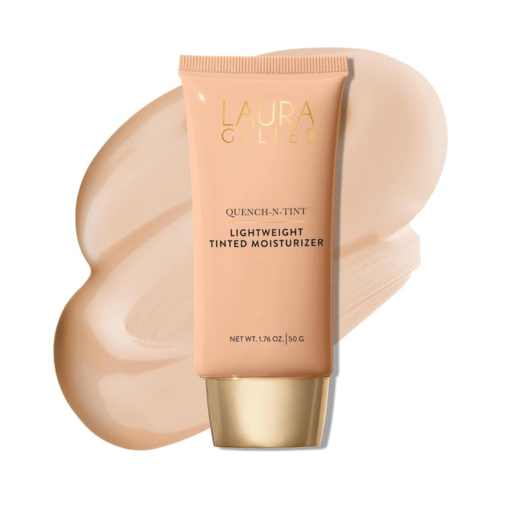 Quench-N-Tint Lightweight Tinted Moisturizer, Porcelain/Fair - Sheer to Light Buildable Coverage - Natural Glow Finish - Lightweight Formula - Hydratant Teinte