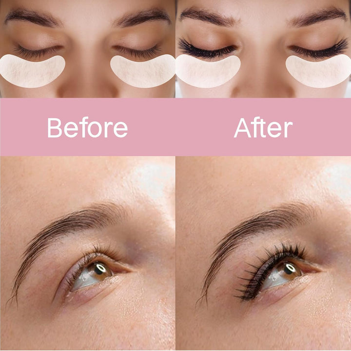 120 Pairs Hydrogel under Eye Patches, Gel Eye Pads Lash Extensions, Lint Free Eyelash Lash Lift Pads for Eyelash Extension Supplies Tools