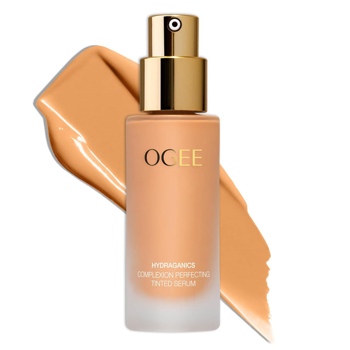 Complexion Perfecting Liquid Foundation - Lightweight Tinted Moisturizer for Face (Linden 1.25N - Light Beige, Neutral Undertone) - with Vitamin C & Jojoba Oil - Certified Organic & Made in USA