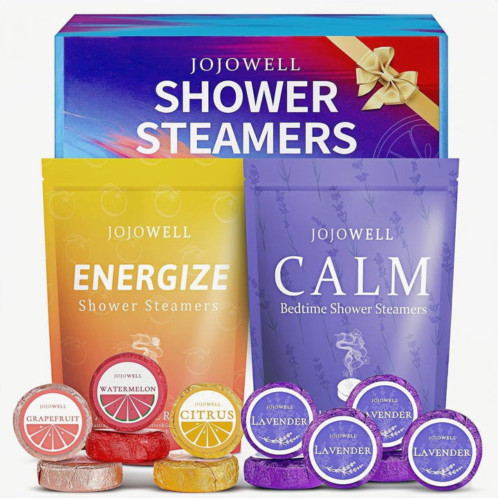 Shower Steamers Aromatherapy - 18 Pack Birthday Gifts for Women, Self Care, Christmas Gifts Stocking Stuffers for Adults, Women, Men, Mom, Teens, White Elephant, Relaxation Home SPA