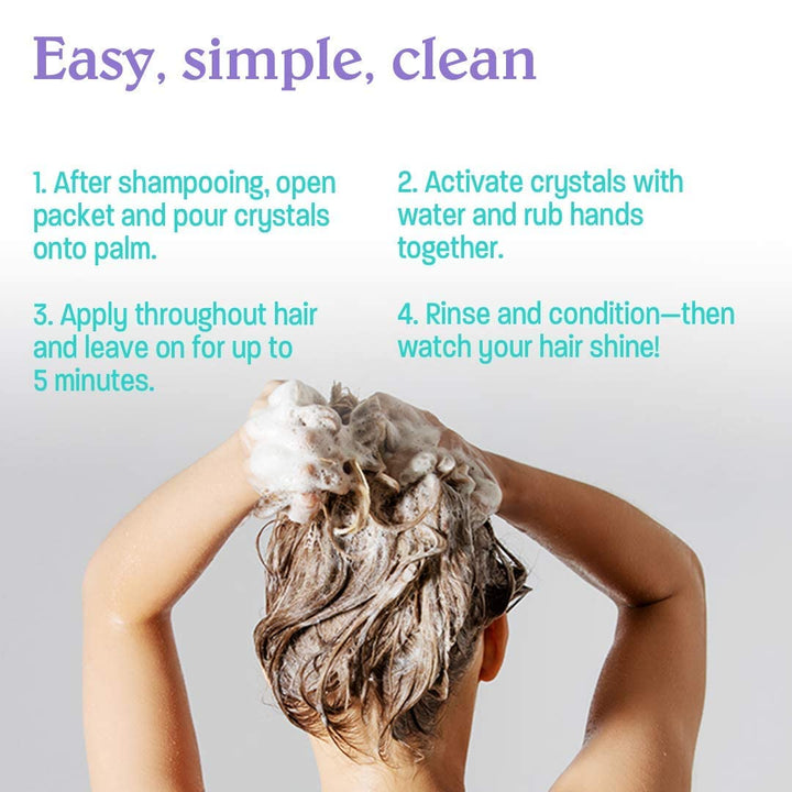 Hard Water Wellness Remedy - Removes Deposits & Impurities - Contains Vitamin C for Shiny, Vibrant Results - Hard Water Treatment