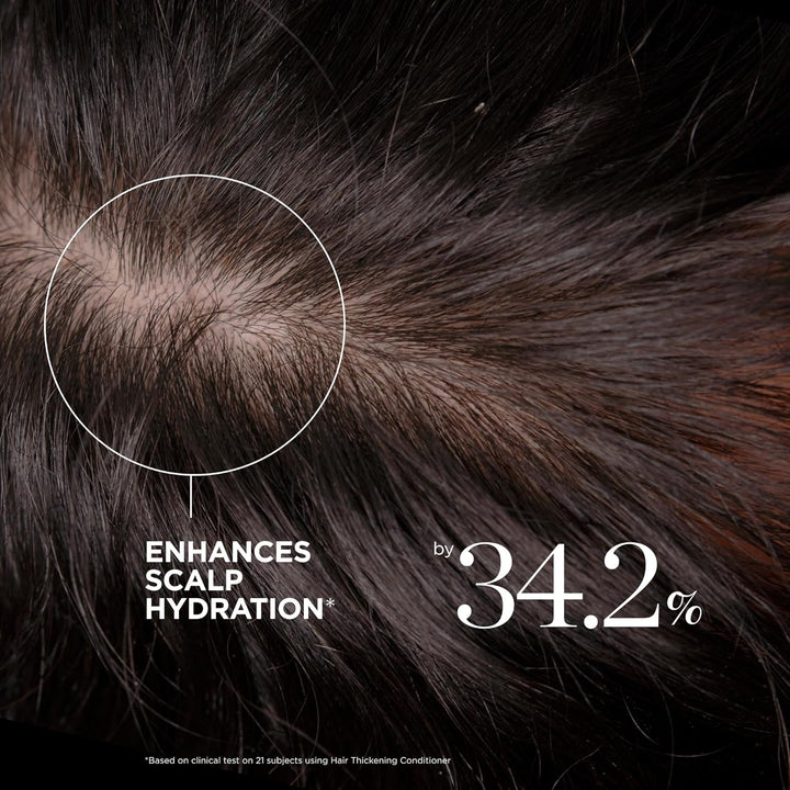 Hair Thickening Conditioner for Hair Loss, Thinning Hair, Korean Hair Care, Biotin Scalp Treatment, Clinically Tested, Thicker Hair, Reduces Oil