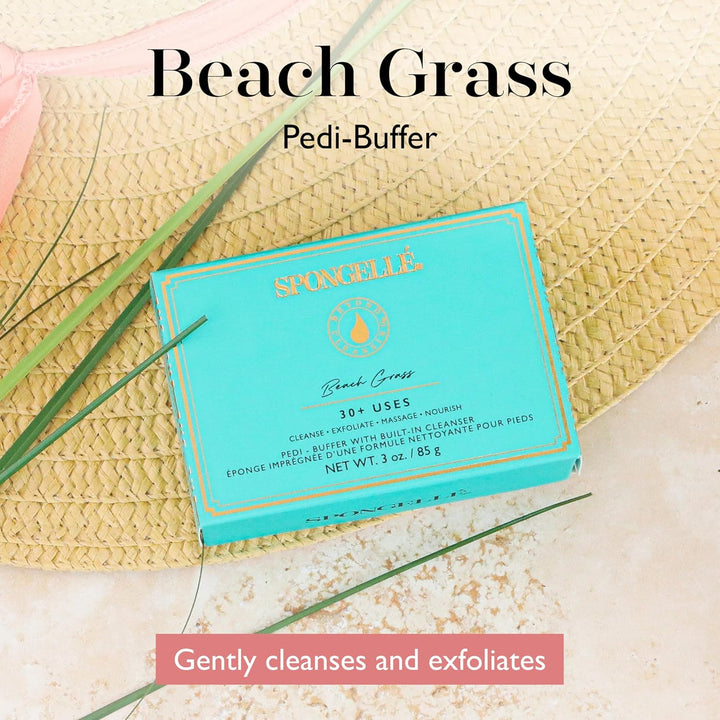 Pedi-Buffer - Cleanse, Exfoliate & Polish Feet - Beach Grass