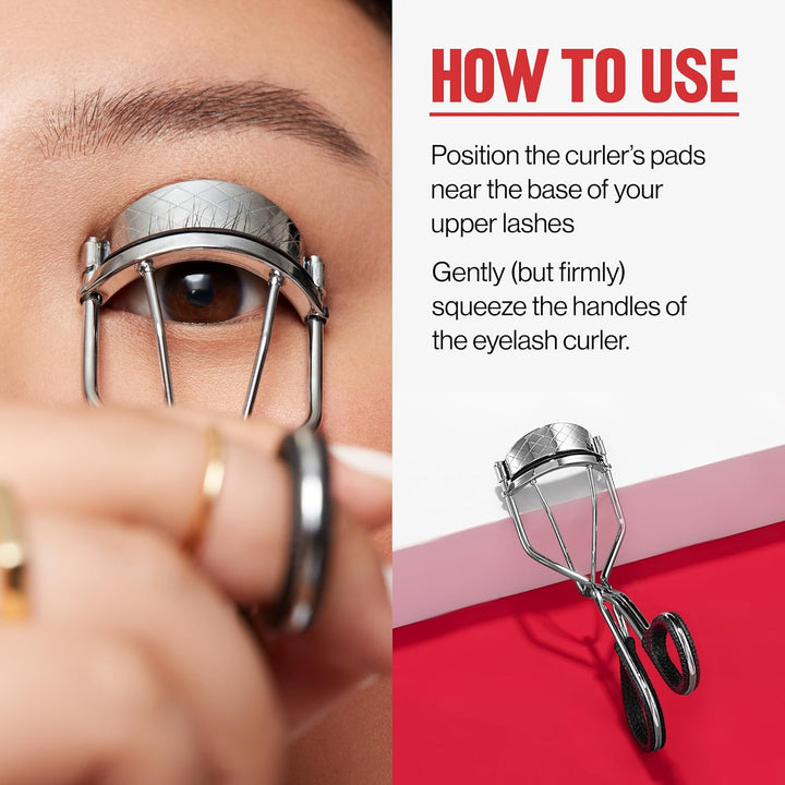Natural Curl Lash Curler, Gives a Natural Eyelash Lift, with Finger Grips for a Non Slip Grip, Easy to Use, 1 Count