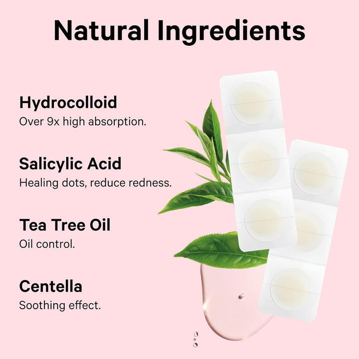 Pimple Patches for Face, Invisible Hydrocolloid Acne Patches, HSA Store Eligible Items, Zit Sticker for Face and Skin, Pimple Sticker for Covering Zits, Blemishes with Salicylic Acid 48 Count
