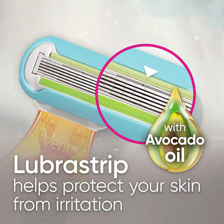 Extra Smooth Travel Razor Kit for Women, Mini Handle + Refill + Case