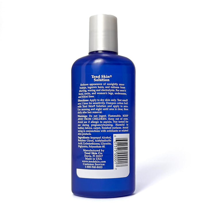 Solution for Unsightly Razor Bumps, Ingrown Hair and Razor Burns, Post Shaving and Waxing Toner for Men and Women, Made in USA, 4 Oz