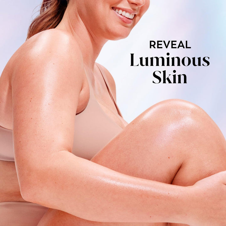 Super Serum Body Wash for Extra Dry Skin, 24Hr Long Lasting Hydration, 5+ Ingredient Serum Complex for Bright Even Firm Luminous Skin, 18.5 Fl Oz