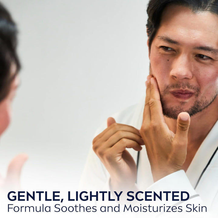 Sensitive Soothing Post Shave Balm with Vitamin E, Pro-Vitamin B5 and Chamomile Extract, Alcohol Free after Shave Balm for Men, Non-Greasy, 3.3 Fl Oz Bottle, Pack of 3