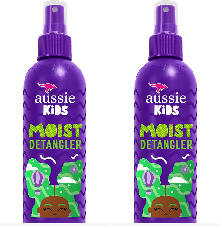 Kids Moist Detangler Spray, Sulfate & Paraben Free, Moisturizing & Tangle-Free Hair Care for Kids, Cruelty-Free, 8 Fl Oz Each, 3 Pack