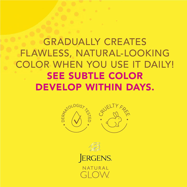 Natural Glow Self Tanner Face Moisturizer with SPF 20 Facial Sunscreen, Medium to Deep Skin Tone, Sunless Tanning, Oil Free, Broad Spectrum Protection UVA and UVB, 2 Oz (Packaging May Vary)