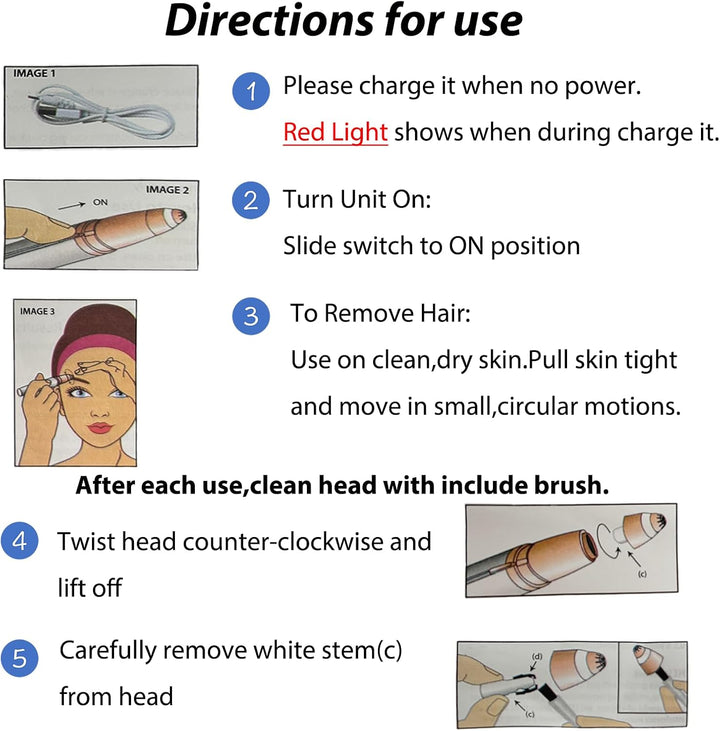 USB Rechargeable Portable Electric Eyebrow Trimmer Pen for Women,Painless Precision Eyebrow Hair Remover, Safe Eyebrow Shaver Razor Tool for Face Leg Lip Armpit Hand(Rose Gold)