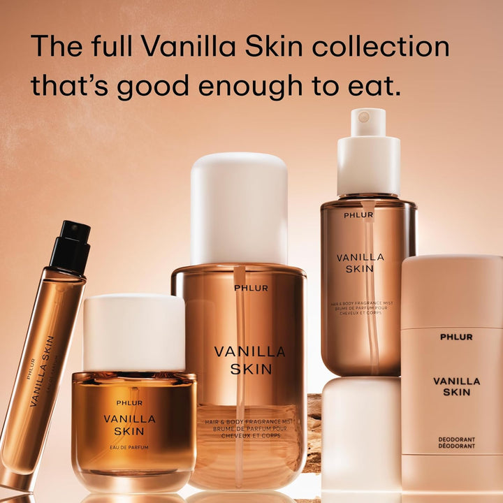 Vanilla Skin Body Mist - Hair & Body Fragrance Mist - Vanilla Body Spray with Pink Pepper, Cashmere Wood & Sandalwood (8 Fl Oz)