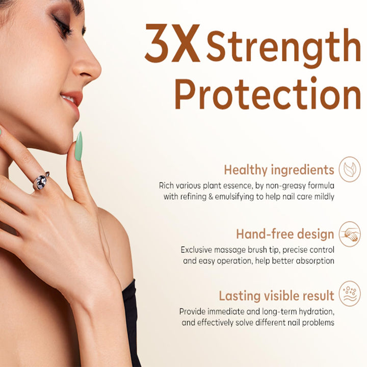 Cuticle Cream, Ultra-Hydrating Nail Care for Damaged Nails Organic Jojoba Oil Vitamin E, Cuticle Non-Greasy Dry Cracked Cuticles 15ML