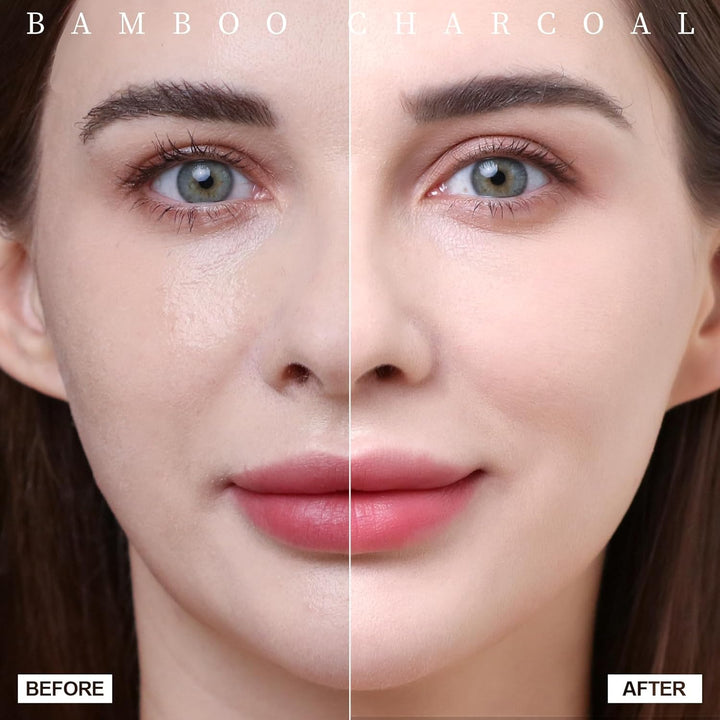 400 Counts Oil Blotting Papers for Face, Bamboo Charcoal Oil Absorbing Sheets for Oily Skin, Oil Blotting Sheets for Face, Oil Absorbent Pads Blotter Paper, Oil Face Wipes Large 10Cmx7Cm