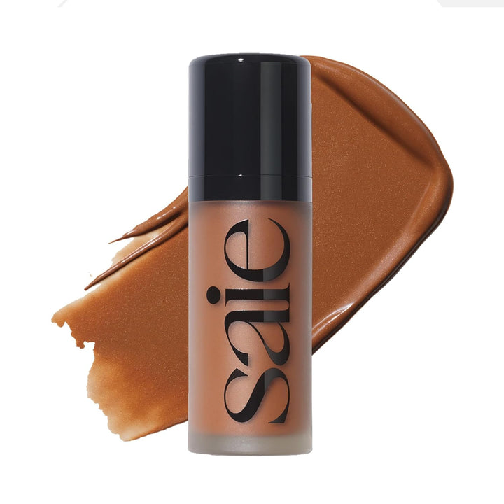 Dew Bronze - Hydrating Liquid Bronzer Stick for a Sun Kissed Glow - Liquid Contour Stick Infused with Nourishing Skin Care Ingredients - Sculpted Face Makeup Essential - Sand (0.4 Oz)