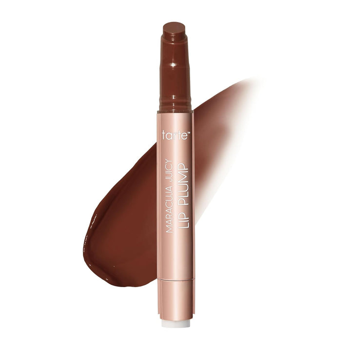 Tarte Maracuja Juicy Lip Plump – Hydrating & Volumizing Lip Plumper Gloss Balm with Nourishing Hyaluronic Acid & Vitamin E, Plumps & Moisturizes, Vegan & Cruelty-Free