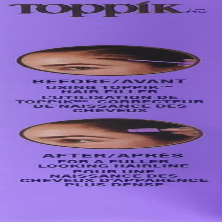 Fill Me in Hairline Filler, Hair Color Root Touchup, Hair Fibers Wand, Fills in Thinning Hairline, Hair Styling Product, 0.176 Oz (5 G) Medium Brow