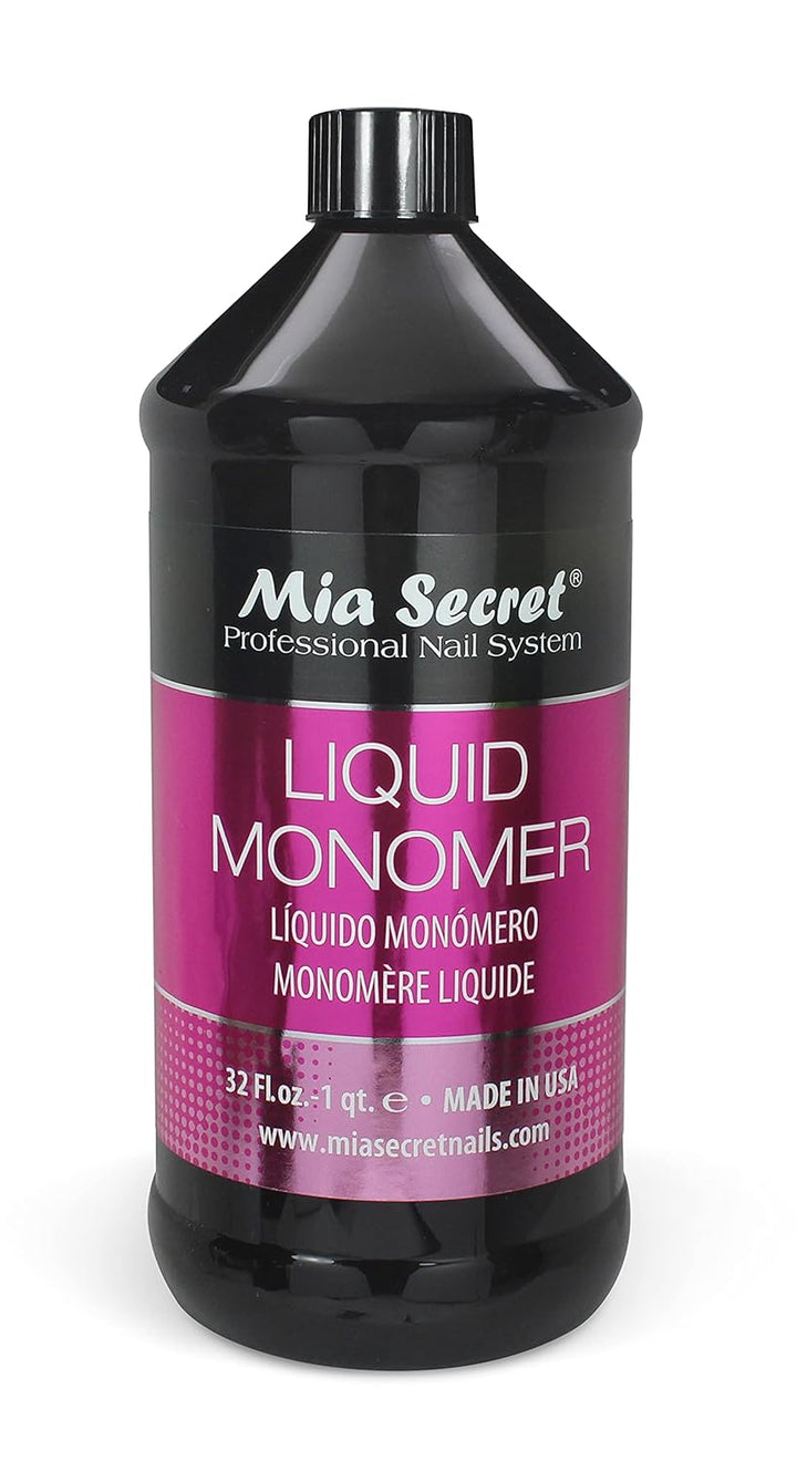 32 Oz  Liquid Monomer - Professional Acrylic Nail Liquid for Acrylic Powder - EMA Monomer Acrylic Nail Liquid