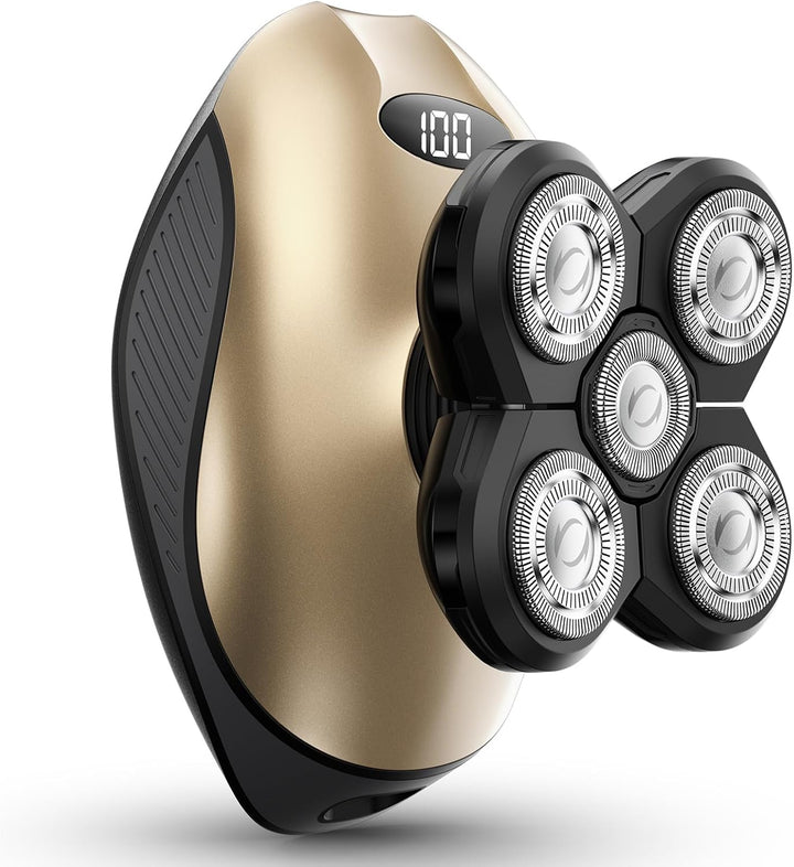 Electric Razors for Women, 5-In-1 Rechargeable Body Shaver - Waterproof Wet Dry Hair Remover - Trimmer for Lady Face Underarms Bikini,Lips,Arms, Legs