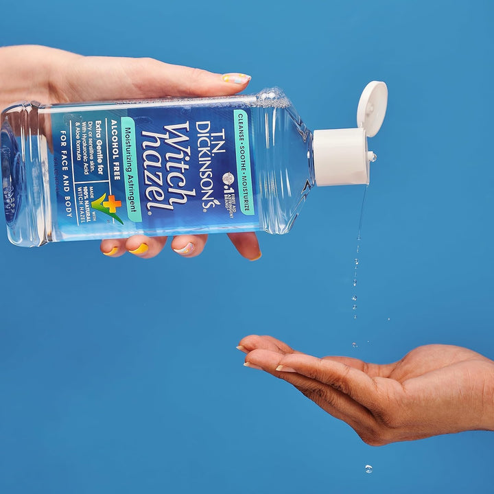 Witch Hazel Alcohol Free Moisturizing Astringent | 100% Natural Witch Hazel | Calms, Nourishes, Hydrates Skin | for Face & Body | 16 Fl Oz