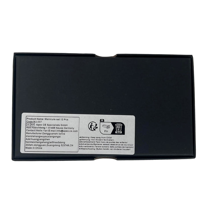 Professional Nail Care Kit Manicure Grooming Set with Travel Case(Rose Gold)