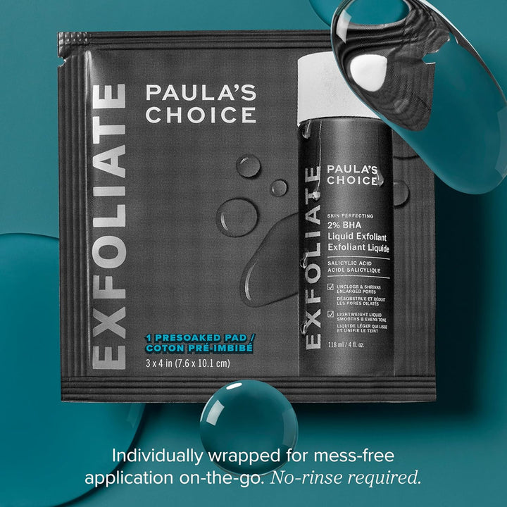 SKIN PERFECTING 2% BHA Liquid Exfoliant with Salicylic Acid, Facial Polish for Enlarged Pores, Wrinkles & Fine Lines, Suitable for Blackhead-Prone Skin, Fragrance-Free