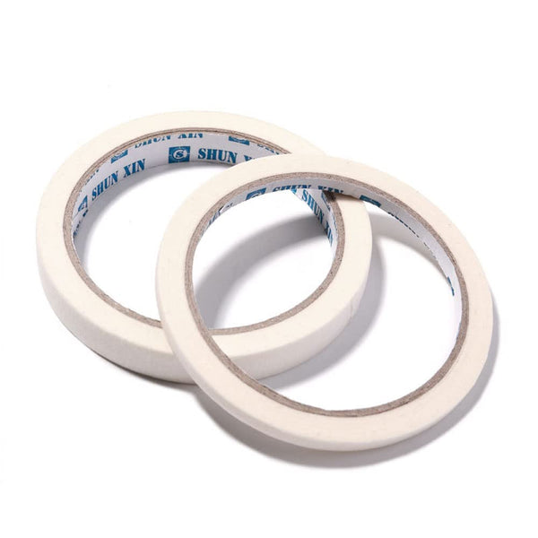 2Pcs 0.5Cm+1.2Cm Width Nail Art Adhesive Tapes Creative DIY Design Nail Striping Tape Line Rolls Nail Striping Tape Line Nail Art Decoration Sticker DIY Nail Tip Accessories