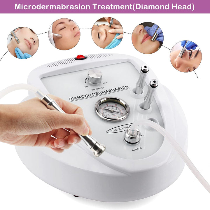 Diamond Microdermabrasion Machine,  65-68Cmhg Suction Power Professional Dermabrasion, Home Use Facial Skin Care Equipment