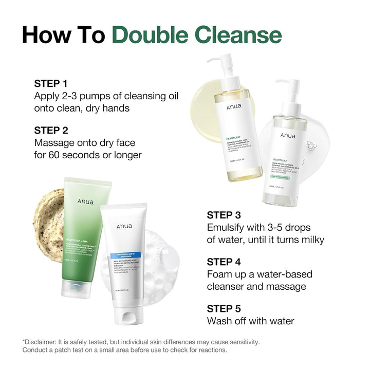 Heartleaf Pore Control Cleansing Oil, Oil Cleanser for Face, Makeup Blackhead Remover, Korean Skin Care 6.76 Fl Oz(200Ml) (Original)