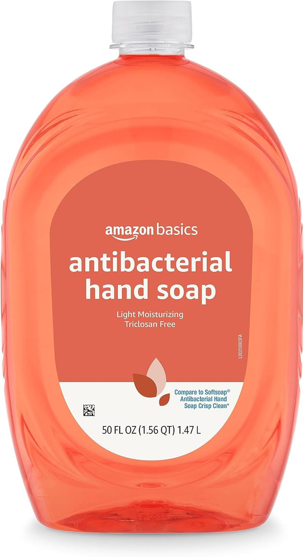 Liquid Hand Soap Refill, Light Moisturizing, Triclosan-Free, Citrus, 50 Fl Oz (Pack of 1) (Previously Solimo)