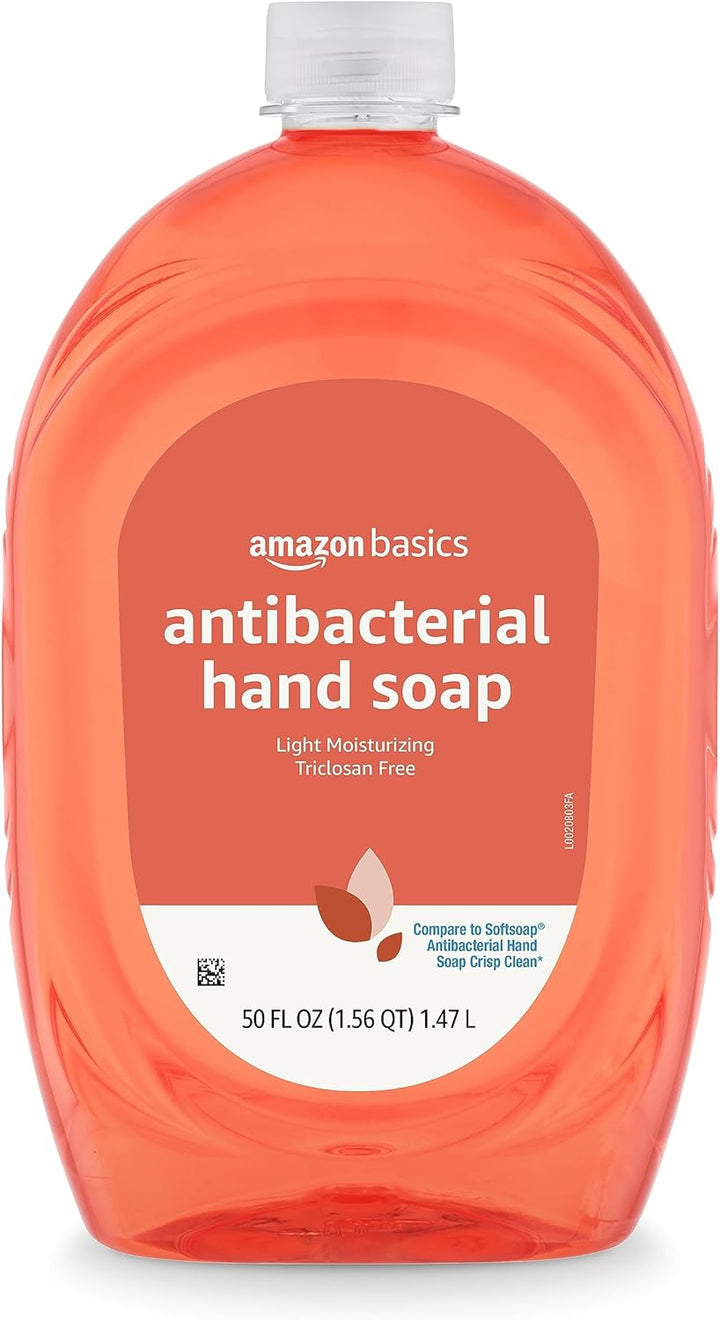 Liquid Hand Soap Refill, Light Moisturizing, Triclosan-Free, Citrus, 50 Fl Oz (Pack of 1) (Previously Solimo)