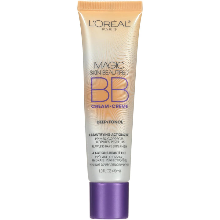 L'Oréal Paris Makeup Magic Skin Beautifier BB Cream Tinted Moisturizer, Anti-Redness, 1 Fl Oz, 1 Count