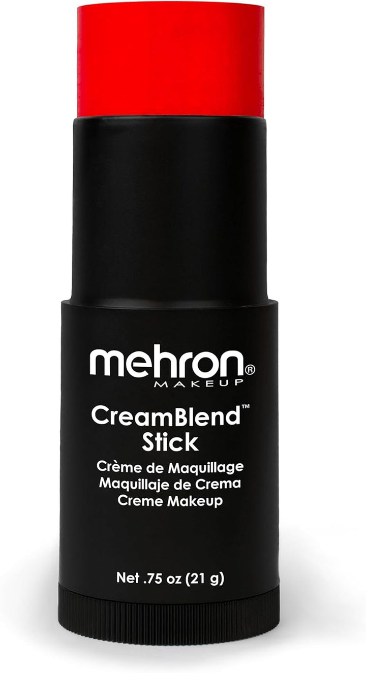Makeup Creamblend Stick | Face Paint, Body Paint, & Foundation Cream Makeup | Perfect for Halloween .75 Oz (21 G) (White)