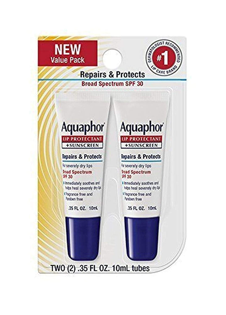 Lip Repair Ointment, Moisturizing Lip Balm Pack, Relieves Dryness, 0.35 Tube, Pack of 2