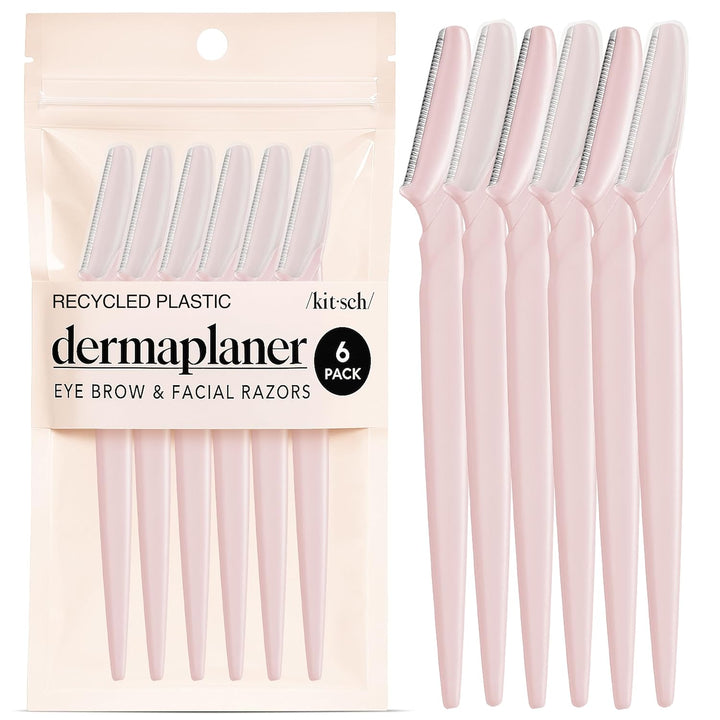 Dermaplane Razor for Women Face – Face Razors for Women & Men, Eyebrow Trimmer & Face Shaver – Exfoliating Facial Razor & Skin Care Tool for Smoother Skin - Terracotta, 12 Pcs