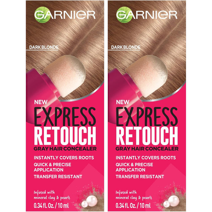 Hair Color Express Retouch Gray Hair Concealer, Instant Gray Coverage, Brown, 1 Count