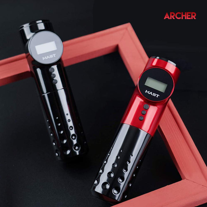 MAST Archer Wireless Tattoo Machine Rotary Pen Style Supply Coreless Motor 2,000Mah Battery Power 010-2