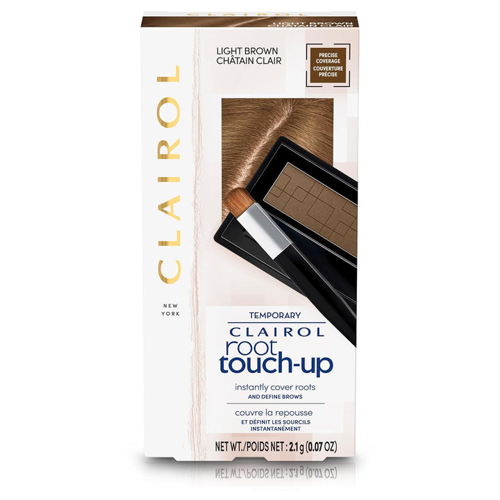 Root Touch-Up Temporary Concealing Powder, Medium Brown Hair Color, Pack of 1