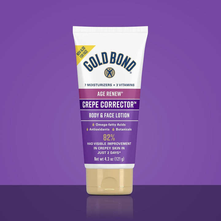 Age Renew Day & Night Duo Lotion Set for Body & Face,  Crepe Corrector Lotion, Visibly Firms Skin &  Retinol Overnight Lotion, Visibly Smooths Skin, 8.6 Oz.