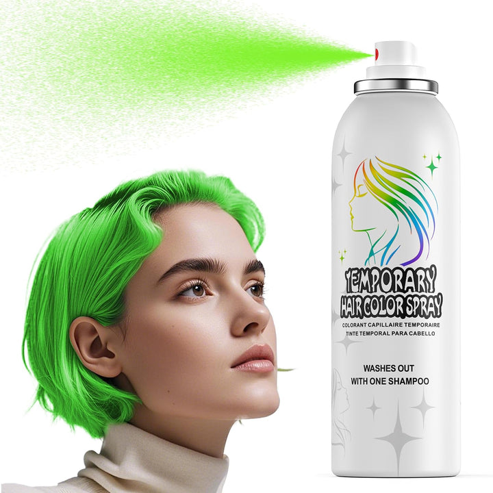 Purple Temporary Hair Color Spray - Gentle Formula, Washable & Non-Sticky | Instant Hair Dye Alternative for Adults | Halloween, Costume, Party Makeup, 150Ml