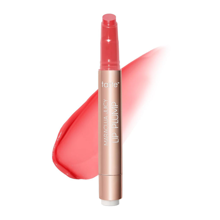Tarte Maracuja Juicy Lip Plump – Hydrating & Volumizing Lip Plumper Gloss Balm with Nourishing Hyaluronic Acid & Vitamin E, Plumps & Moisturizes, Vegan & Cruelty-Free