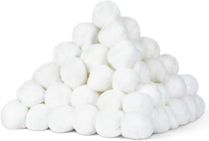 100 Count [Large Size] Cotton Balls, 100% Pure Cotton for Nail Polish and Make-Up Removal, Applying Oil Lotion or Powder, Perfect for Multi-Purpose Use, Soft and Absorbent (100 Count)