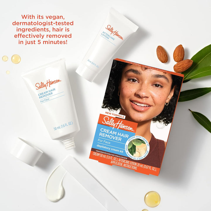 Hair Remover Face 1.6 Fl Oz + Aftercare Lotion 0.67 Fl Oz (Pack of 1)