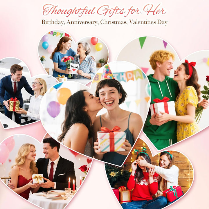 Birthday Gifts for Women, Mom, Sister, Friend: Unique Pink Self Care Spa Relaxation Baskets Set, Christmas, Holiday, Valentines Day Presents for Her, Girlfriend, Grandma, Wife, Bestie, Coworkers