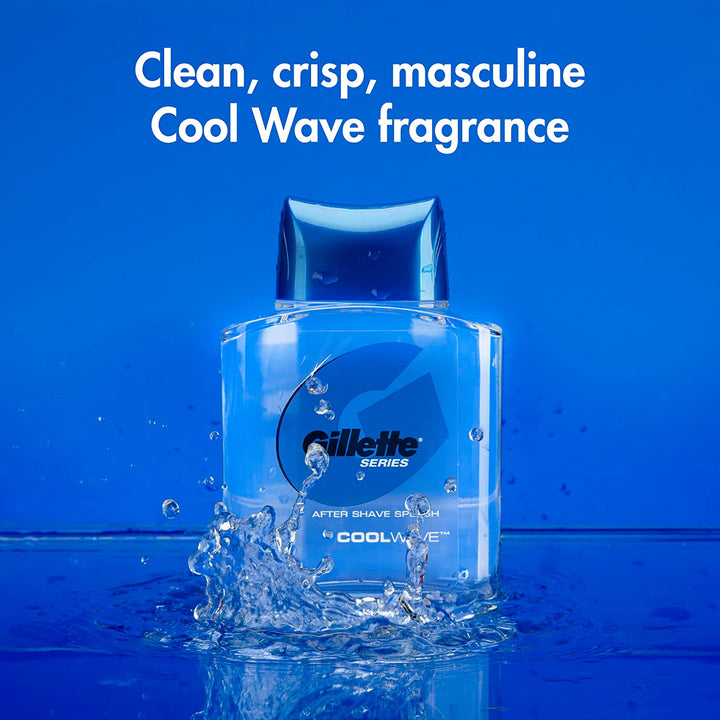 Series Cool Wave after Shave, Aftershave for Men, after Shave Cologne Men, 3.3 Fl Oz, 100 Ml, after Shave Lotion for Men, Post Shave Balm Men, Aftershave, Mens Aftershave, Aftershave Balm