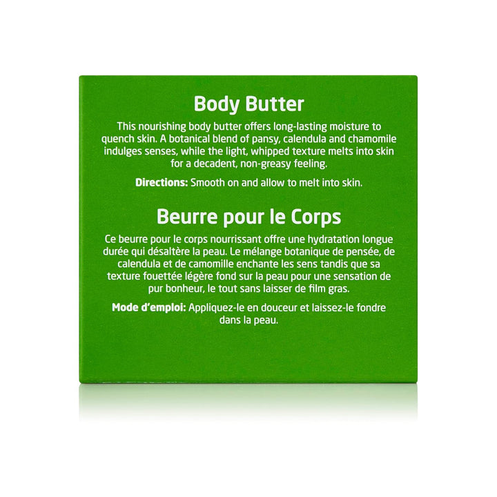 Skin Food Body Butter 5 Fluid Ounce, Sustainable Glass Jar, Plant Rich Hydrating Moisturizer with Shea and Cocoa Butter, Sweet Almond Oil and Pansy