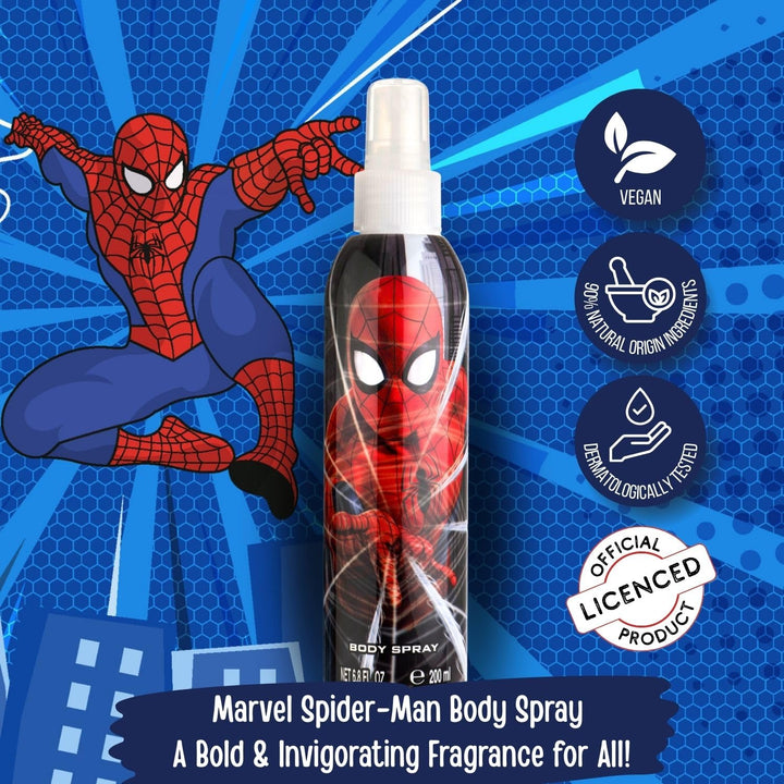 Spider-Man, Cool Cologne for Kids, Red/White/Blue/Black, 6.8 Fl Oz