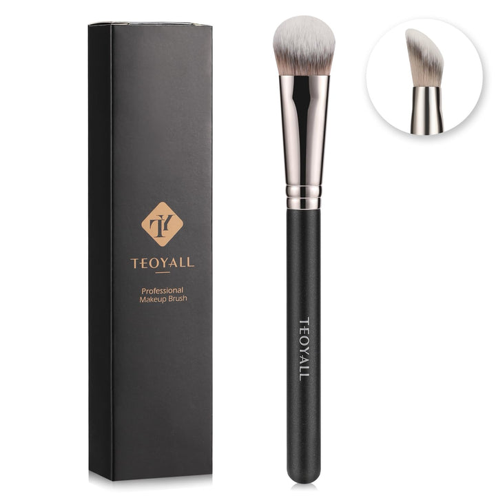 Thin Flat Eyeliner Brush, Precise Eyebrow Definer Brush, Concealer Brush for Cover Blemishes (Multifunctional Flat Brush)